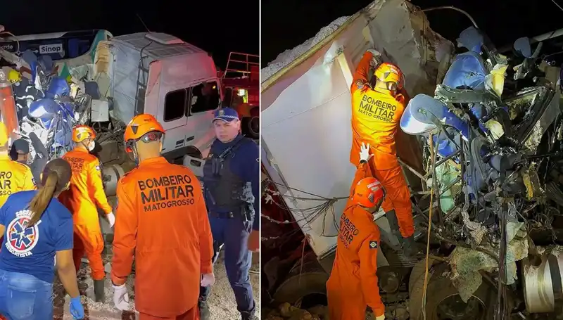 Brezilya'daki Feci Otobüs Kazası: 11 Kişi Hayatını Kaybetti, 45 Yaralı!