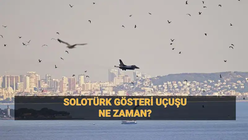 SOLOTÜRK İzmit'te! 18 Mart Uçuş Takvimini Kaçırmayın