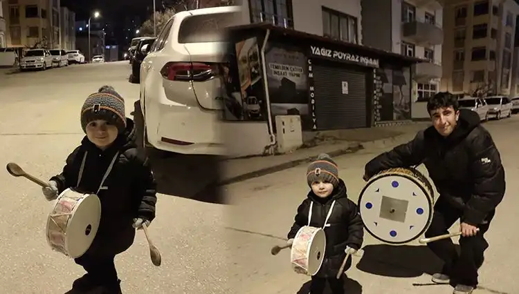 Türkiye'nin En Küçük Ramazan Davulcusu: Minik Yetenek Caddeleri Şenlendiriyor