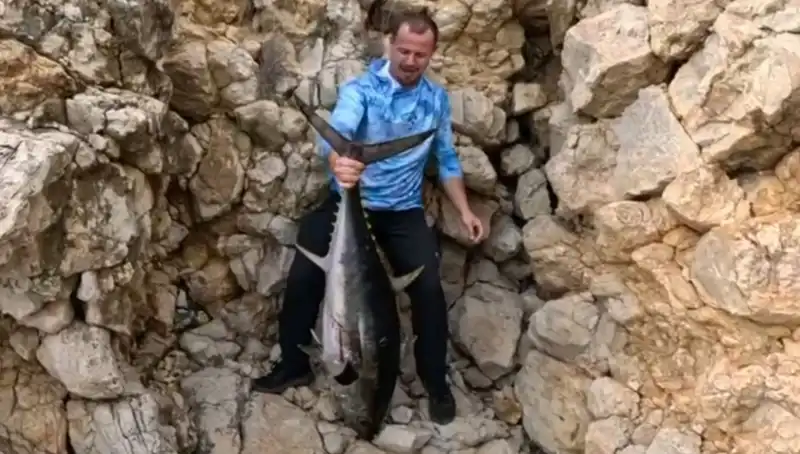 Saros Körfezi'nde Balıkçılardan Şaşırtan Av: 30 Kiloluk Canlı!