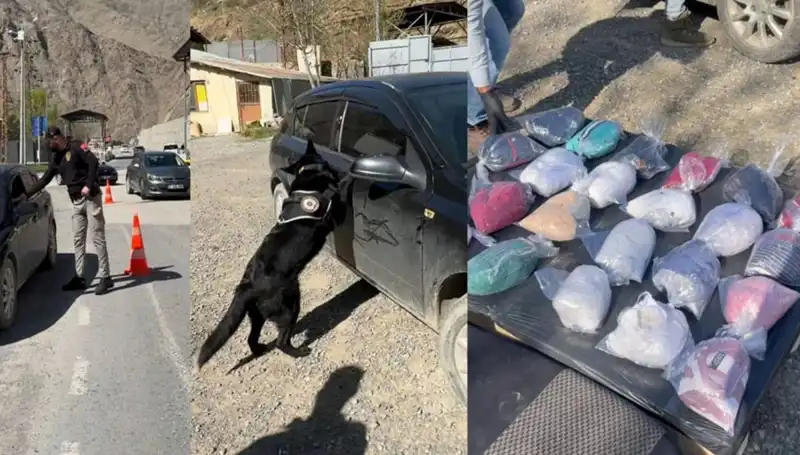 Şehir Merkezinde Durdurulan Araçta Gizli Uyuşturucu Operasyonu
