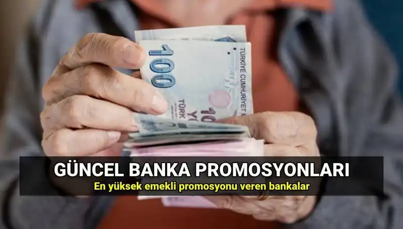 2025'te Emeklilere Ödenecek En Yüksek Banka Promosyonları