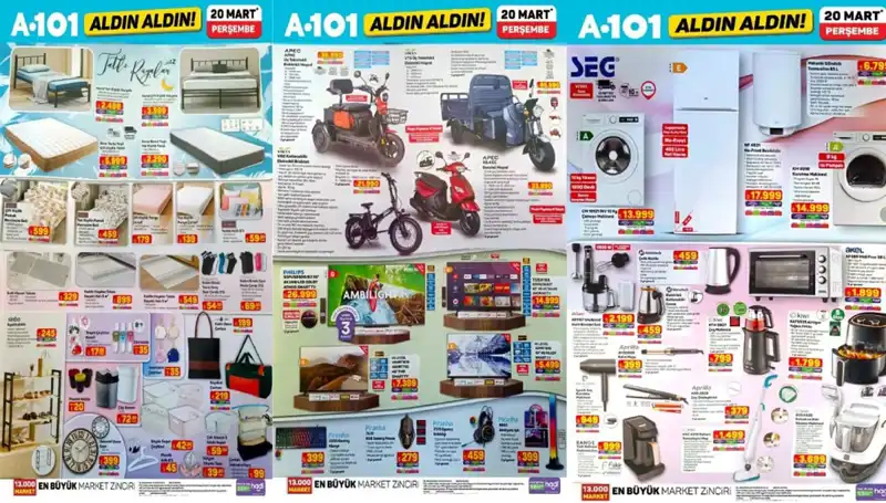 A101 Aktüel Kataloğu 20 Mart: Yılın En İyi Fırsatları Burada!