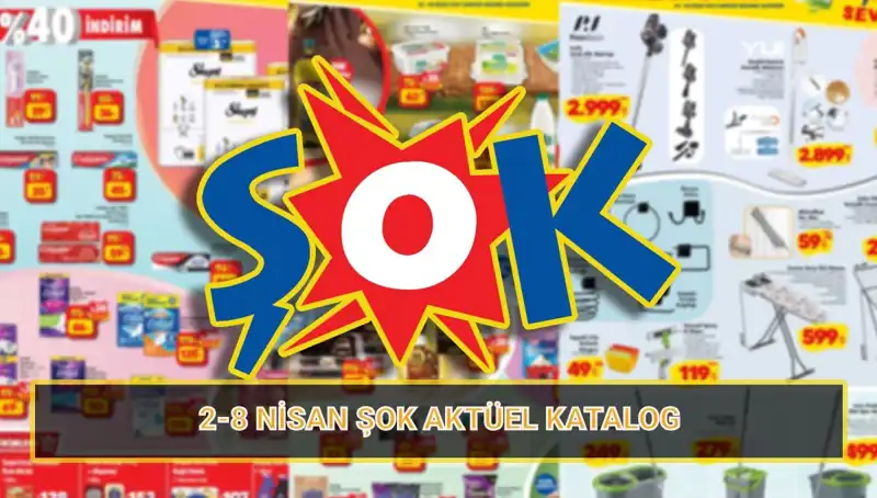 ŞOK’un 2-8 Nisan Kataloğu: Temizlik Ürünlerinde İndirim Merkezi!