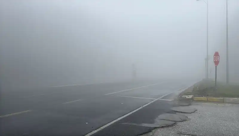 Bolu Dağı’nda Görüş Mesafesini Düşüren Sis, Sürücülere Zor Anlar Yaşatıyor