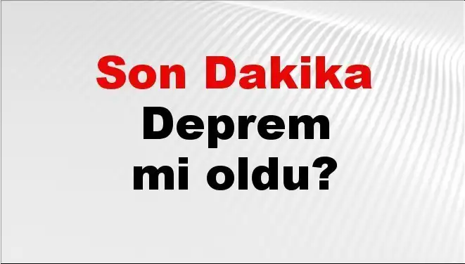 Muğla'da Son Dakika Deprem: Kandilli ve AFAD'dan Gelen Sonuçlar
