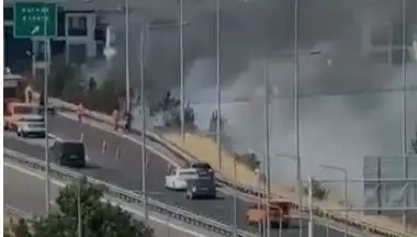 Anadolu Otoyolu’nda Sigara İzmariti Yangını Neden Oldu: Korku Dolu Anlar